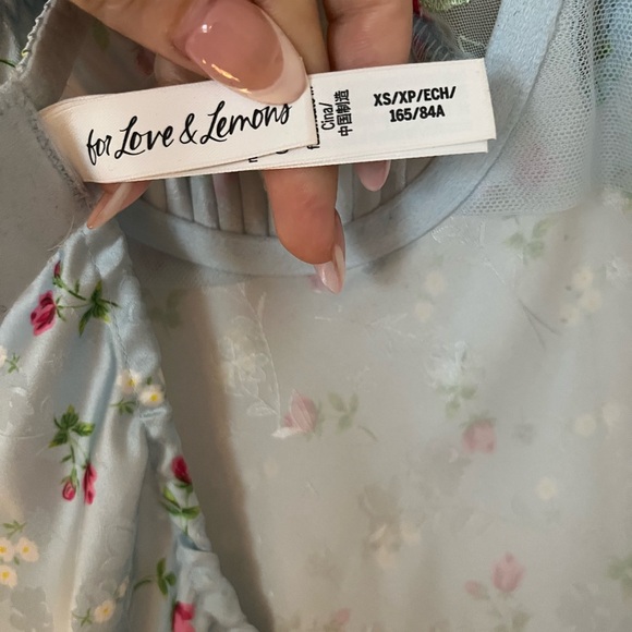 For Love & Lemons Floral Midi Slip Dress - Picture 6 of 8